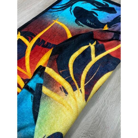 Disney Parks Rivers‎ of Fleece Throw Blanket Animal Kingdom - Picture 5 of 10